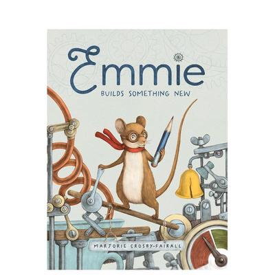 【现货】艾米的奇妙发明 Emmie Builds Something New 原版英文儿童绘本 STEM 同理心 友谊 机械美学