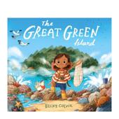 Great The 伟大 原版 英文儿童绘本 Green Island 绿岛 想象力 预售 Colvin 自然 冒险 麦克米伦插画奖得主Becky