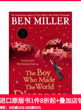 【预售】让世界消失的男孩 【Ben Miller】The Boy Who Made the World Disappear 原版英文儿童章节书 奇幻冒险儿童文学