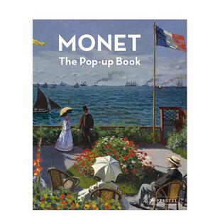 Monet The 原版 梵高 英文艺术画册画集 Book 立体书 莫奈：立体书 Pop