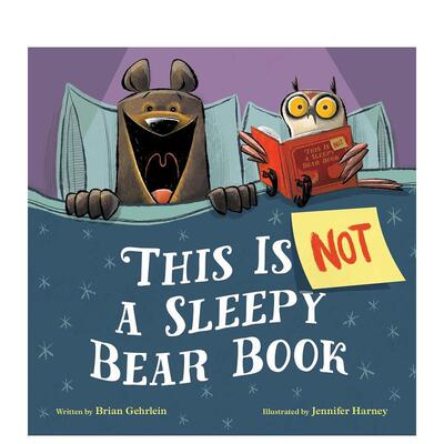 【预售】这不是一本瞌睡熊的故事书 This Is Not a Sleepy Bear Book 原版英文儿童绘本 善本图书