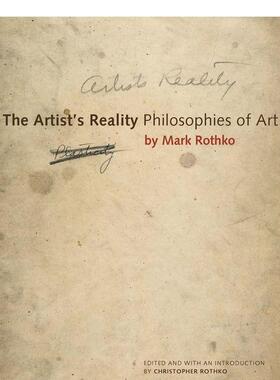 【现货】艺术家的现实：艺术哲学 The Artist's Reality: Philosophies of Art 原版英文艺术画册画集 善本图书