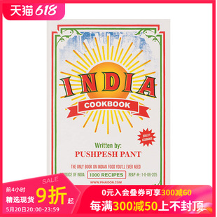 Cookbook 善本图书 进口原版 印度食谱 India 预售 英文餐饮生活