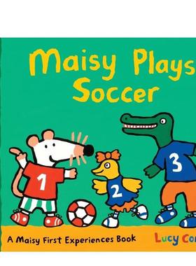【现货】【Maisy小鼠波波】踢足球Plays Soccer 3-6岁儿童趣味故事绘本 英文原版