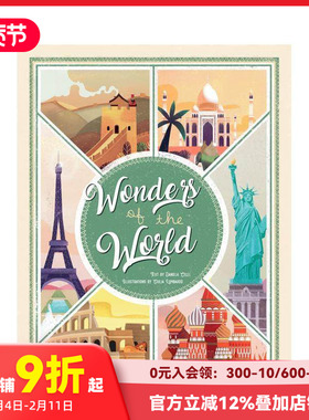 【预售】世界奇迹：伟大建筑地图集 Wonders of the World :Atlas of the Most Spectacular Monuments 原版英文儿童绘本