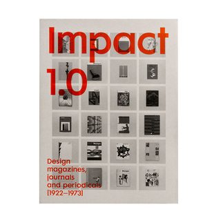 Regular 1.0字体设计：1922 1973年间 英文图案标志平面设计艺术 Impact 杂志封面集 善本图书 预售