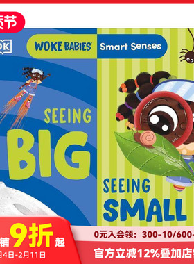 【预售】【智解五感】大小之观 Smart Senses: Seeing Big  Seeing Small 原版英文儿童绘本 善本图书