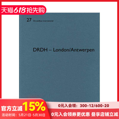 【预售】DRDH建筑事务所 – 伦敦/安特卫普 DRDH – London/Antwerpen 原版英文建筑设计 善本图书