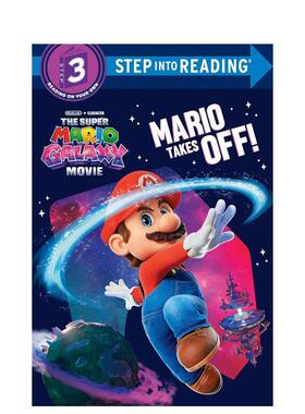 【预售】(预计4月出版)马里奥银河大电影：马里奥起飞！（平装）The Super Mario Galaxy Movie原版英文儿童分阶阅读
