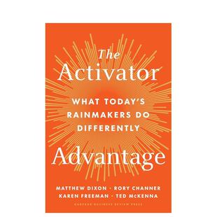 【预售】者优势 The Activator Advantage 原版英文商业行销