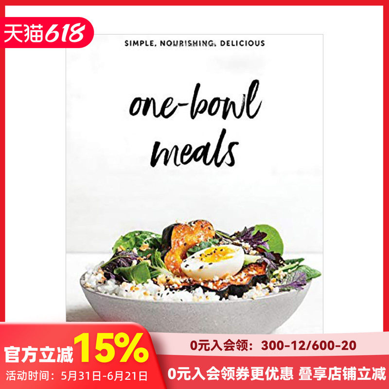 【现货】一人一碗食：简单/营养/美味 One-Bowl Meals: Simple, Nourishing, Delicious 英文原版烹饪料理菜谱食谱美食 善本图书