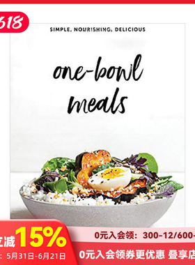 【现货】一人一碗食：简单/营养/美味 One-Bowl Meals: Simple, Nourishing, Delicious 英文原版烹饪料理菜谱食谱美食 善本图书