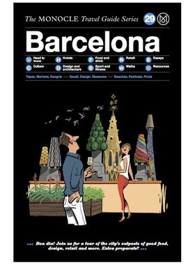 【现货】[Gestalten出版]【Monocle Travel Guide】Monocle旅行指南 Barcelona巴塞罗那 西班牙旅游旅行指南