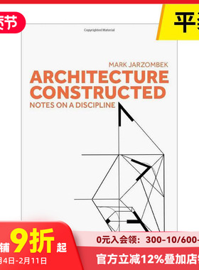【预售】建构的建筑（平装） Architecture Constructed 原版英文建筑设计