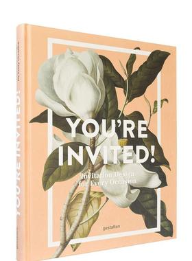 【现货】You‘re Invited! 你被邀请了！宴会派对邀请函设计 英文原版平面设计