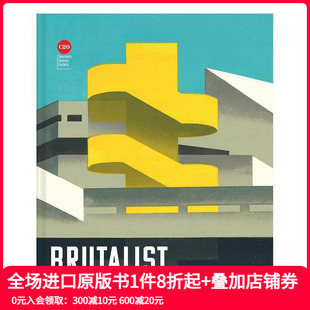 Brutalist 预售 1970 原版 善本图书 1970s Britain 野兽派大不列颠建筑：1960 1960s the Buildings 英文建筑设计 and