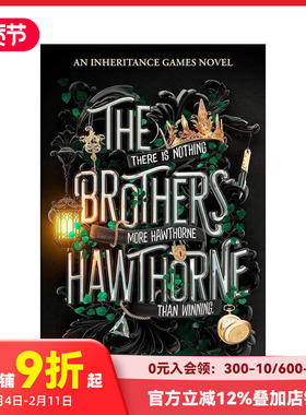 【预售】遗产游戏三部曲 新作 霍桑兄弟（精装） 【The Inheritance Games】The Brothers Hawthorne 原版英文青少年读物