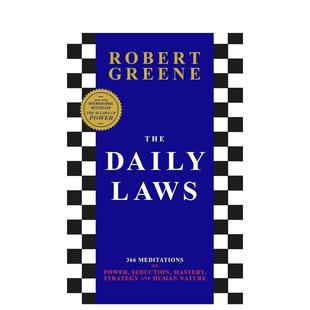 Laws原版 Greene 诱惑 冥想 The 策略和人性 每日法则：关于权力 掌控 英文社会科学纽约时报书作家Robert Daily 预售