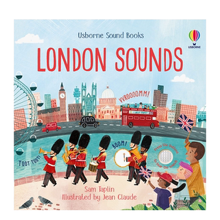 【发声书】伦敦之声 London Sounds 进口原版英文儿童趣味 善本图书