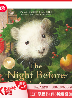 【预售】【Robert Ingpen】圣诞前夕 The Night Before Christmas 英文原版进口儿童绘本图画书 善本图书