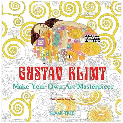 【现货】进口 克林姆特涂色书 Gustav Klimt Art Colouring Book