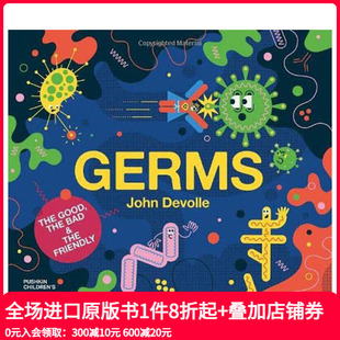 进口原版 善本图书 Big Little Minds For 细菌 Science 英文儿童绘本知识百科 Germs 现货