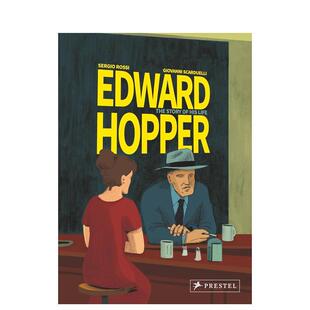 【现货】爱德华·霍珀漫画图像小说：他的人生故事 Edward Hoppe 美国现实主义画家 Prestel 英文原版进口插画绘画风格 善本图书