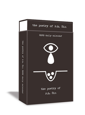 【现货】诗人r.h. sin 2020年豪华日历 Poetry of r.h. Sin 2020 Deluxe Day-to-Day Calendar  创意艺术文创产品 高颜值节日送礼