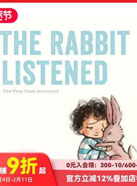 【现货】The Rabbit Listened兔子听了 关于同情心和善良 精装英文原版儿童绘本 Carson Ellis