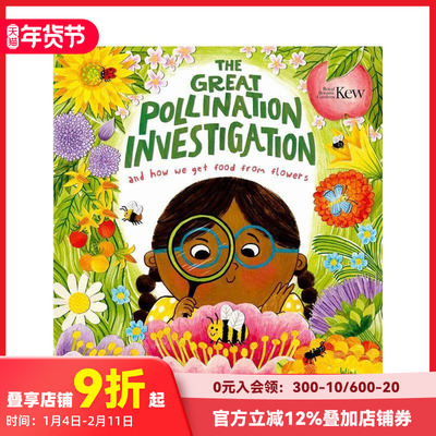 【预售】花粉侦探团：植物授粉大调查 The Great Pollination Investigation 原版英文儿童绘本