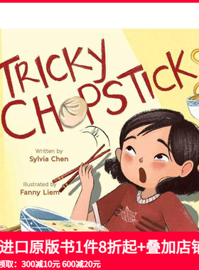 【现货】调皮的筷子 Tricky Chopsticks 原版英文儿童绘本 善本图书
