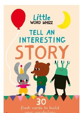 【现货】小词匠:讲述有趣的故事（30张单词卡） Tell An Interesting Story 原版英文儿童自然拼读 善本图书