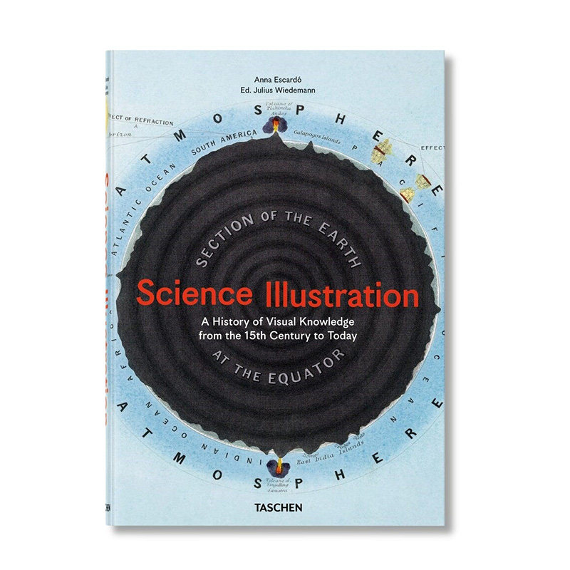 【预售】【TASCHEN】科学插画:15世纪至今的视觉知识史 Science Illustration 原版英文艺术插画原画设定集 视觉文化专著