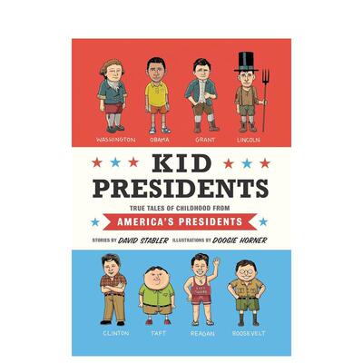 【现货】【名人童年故事】总统们 【Kid Legends】Kid Presidents 原版英文青少年读物 善本图书