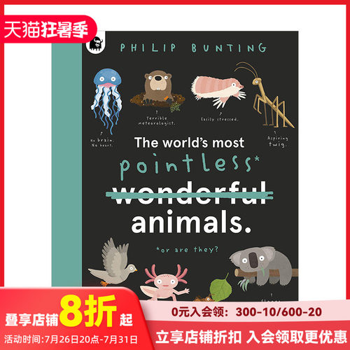 【现货】世界上那些笨的动物The World's Most Pointless Animals:Or are they? 6岁以上自然科学课外科普知识儿童绘本 英文版