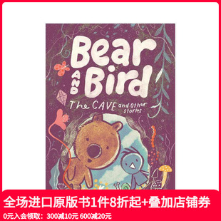 Walker 小熊和小鸟：洞穴和其他故事 Bird 原版 and 英国插画师Jarvis Bear Books 英文儿童章节书 预售