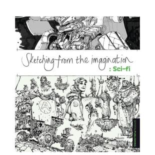 现货 Sketching 想象素描 艺术美术创意技法 fro 科幻系创作