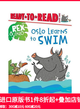 【预售】奥斯陆学会了游泳（全彩插图） Oslo Learns to Swim 原版英文儿童分阶阅读