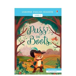 善本图书 穿靴子 英文儿童分阶阅读 原版 Boots Puss 猫 预售