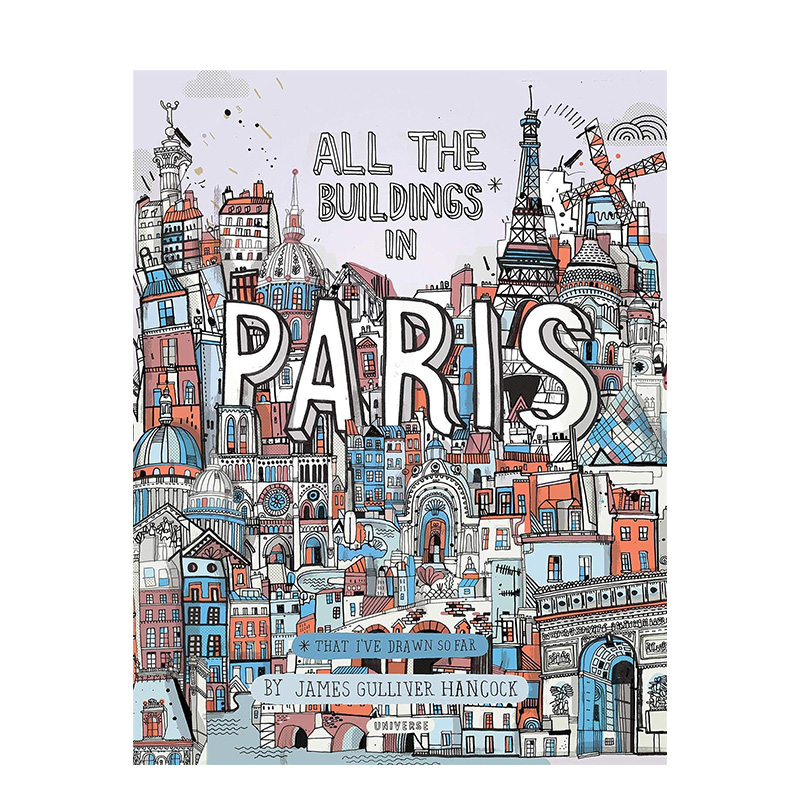 【现货】【All the Buildings in】迄今为止我画的建筑：巴黎  Paris : That I’ve Drawn So Far 英文原版进口 善本图书