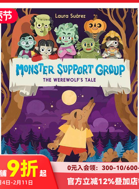 【预售】怪物支援小组：狼人的故事 Monster Support Group: The Werewolf‘S Tale  进口原版英文儿童漫画 善本图书