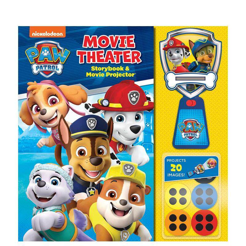 【预售】PAW Patrol 汪汪队：电影故事及放映机 英文原版儿童故事