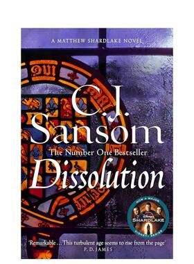 【预售】【沙德莱克】解散 【Shardlake】Dissolution 原版英文文学小说 善本图书