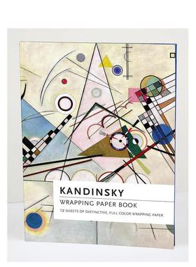 【预售】康定斯基包装纸 Vasily Kandinsky Wrapping Paper Book 原版包装纸