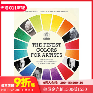 艺术画册 艺术家 Co涂料厂 Schmincke The Artists 英文原版 For 佳色彩：H. Colors Finest 善本图书 进口传记 历史 预售
