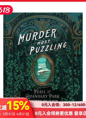 【预售】谜案重重：困惑园危机 Murder Most Puzzling Peril at Quandary Park 原版英文生活综合