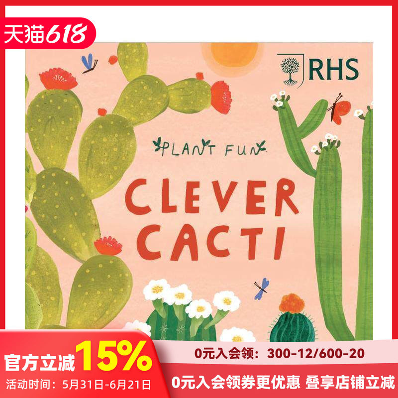 【预售】植物趣闻：聪明的仙人掌（精装） Plant Fun: Clever Cacti 原版英文儿童绘本 善本图书