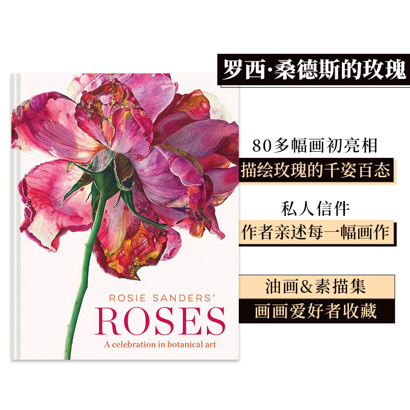 罗西·桑德斯的玫瑰进口插画集