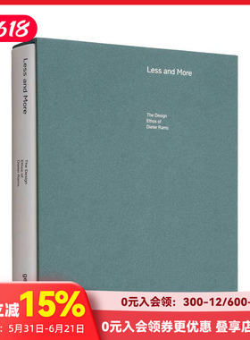 【预售】[Gestalten出版]Less and More 少即是多 Dieter Rams迪特尔拉姆斯作品升级版 经典产品设计