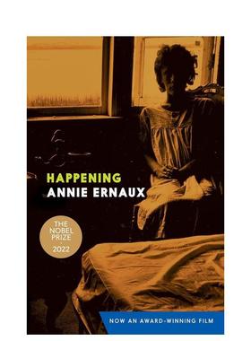 【预售】【2022年诺贝尔文学奖Annie Ernaux】正发生 Happening 英文原版进口文学小说 善本图书